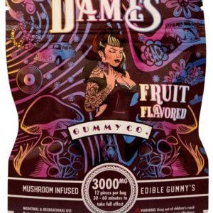 Dames Mushroom Infused Gummies – 3000mg