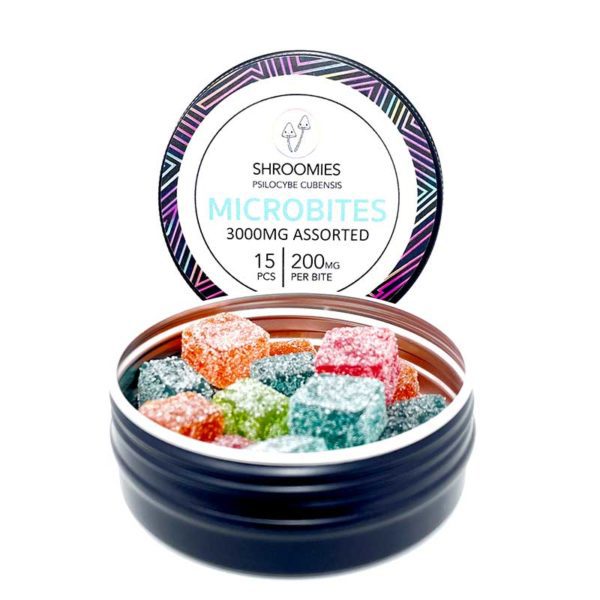 Shroomies Microbites Assorted Gummies – 3000mg
